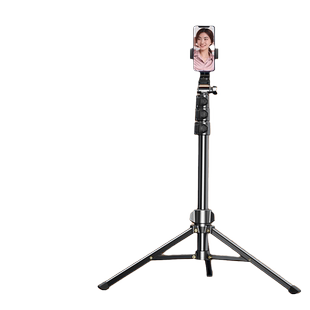 绿联手机支架直播手机架支架落地三脚架补光灯架子新款拍摄视频专用落地式自拍拍照自拍录像便携三角架自拍杆