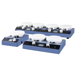 磁力搅拌器实验室加热多头双四六连联恒温调速多联工位数显搅拌机