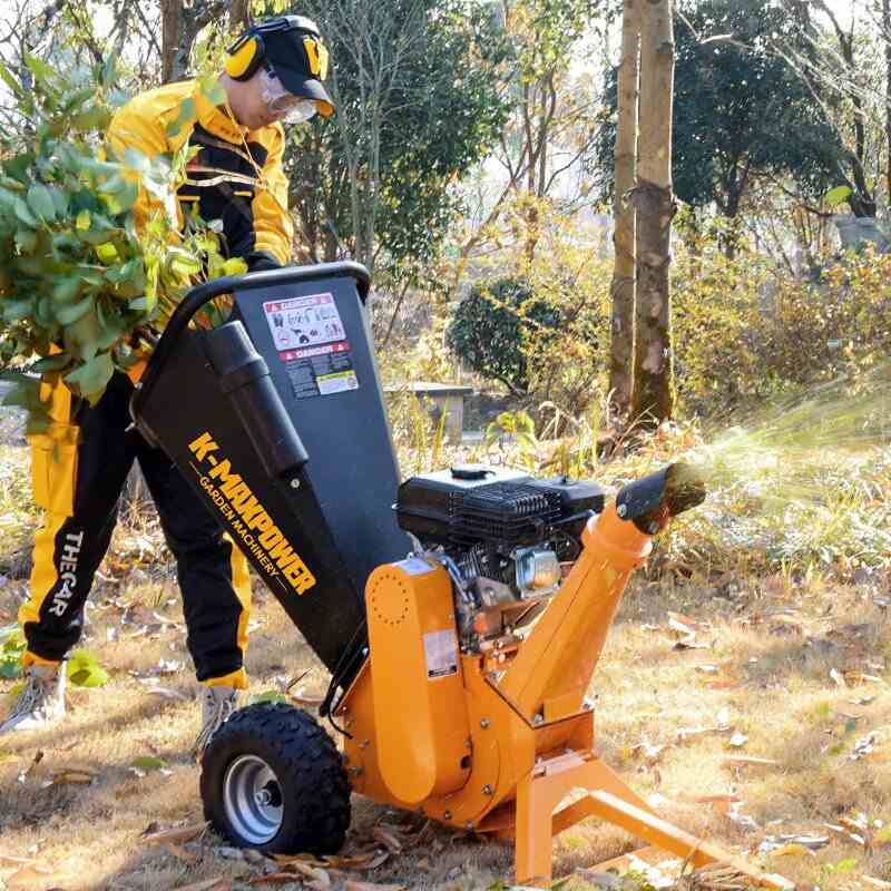 碎枝机树枝木材粉碎机果园果树碎汽油升级款65H木料