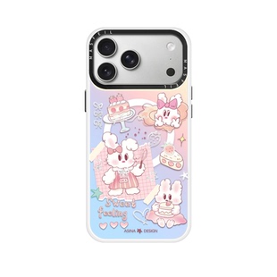蛋糕小兔适用苹果17Promax手机壳15磁吸支架iPhone16Pro保护套网红创意plus全包可爱14超薄13新款高级感女12