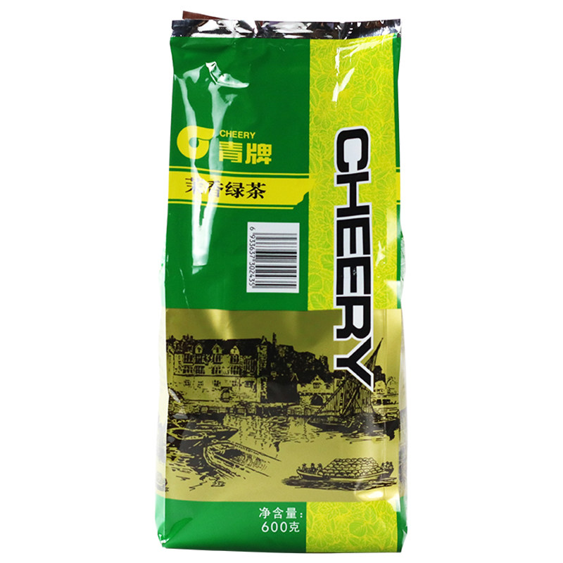广村青牌茉香绿茶600g珍珠茉香绿茶叶冲调甜品咖啡奶茶店原料