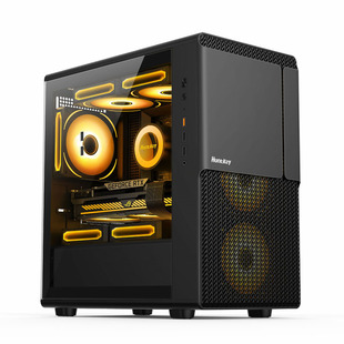 航嘉机箱G52战斧电脑机箱台式机主机箱MATX散热宽体游戏箱黑白