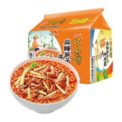 统一巧面馆麻辣笋子牛肉面西南风