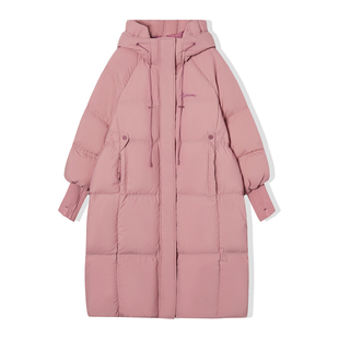 【449/件】EPTISON少女风长款连帽羽绒服2025冬季新款白鸭绒外套
