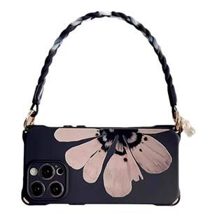 复古气质典雅手腕手机壳15plus斜挎挂链14适用华为小米荣耀苹果iPhone17Promax新款12女11mate60Pro软p40/50