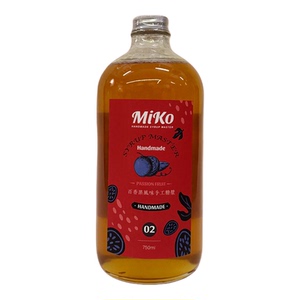 Miko百香果风味糖浆咖啡鸡尾酒调酒糖浆咖啡糖浆奶茶饮品蜂蜜糖浆