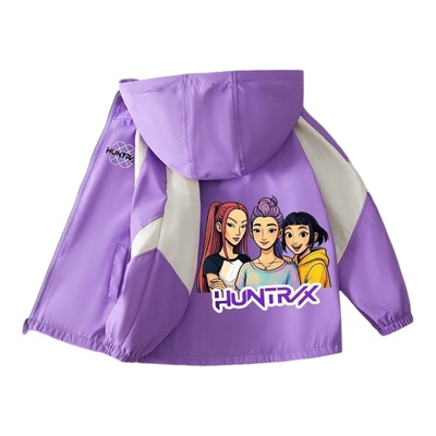 猎魔女团儿童防水冲锋衣