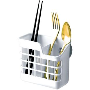 ASVEL 日本进口筷子笼调羹架沥水架塑料筷子收纳盒分隔沥水筷子筒