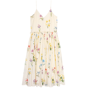 落落狷介 夏天巨好看的裙子2025年碎花吊带裙小个子设计感连衣裙