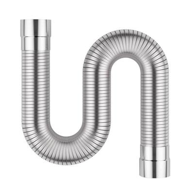燃气热水器排烟管纯铝伸缩软管
