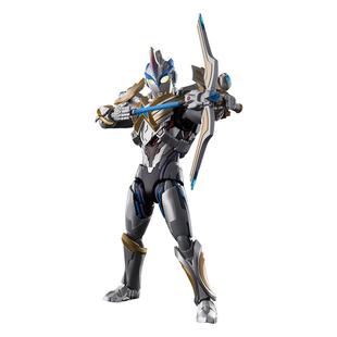 发光可动人偶传奇版艾克斯超越型奥特曼布鲁可积木人拼装手办玩具