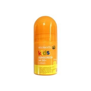 澳大利亚直邮woolworths儿童滚珠防晒霜SPF50+温和水润轻薄7正品