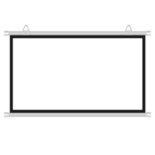 高清免打孔投影幕布壁挂幕布家用投影仪幕布投影布挂墙投影屏幕投影用幕布100寸幕布120寸150寸投影幕布抗光