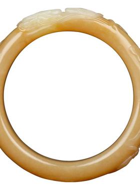 涵韵珠宝鸳鸯手镯手饰和田玉雕刻