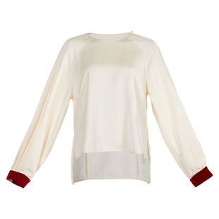 诗意花朵新中式国风舞蹈服流光吟跳舞新款衣服红色白色古典舞上衣