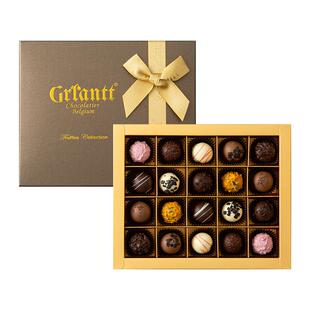歌兰特松露巧克力礼盒手工夹心黑巧比利时进口零食情人节生日礼物