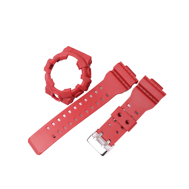 改装树脂表带表壳男适用于GA700 GA710 GA735橡胶手表带配件针扣