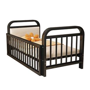 铁艺儿童拼接床婴儿床边加宽床可升降单人床宝宝床高低可调护栏床