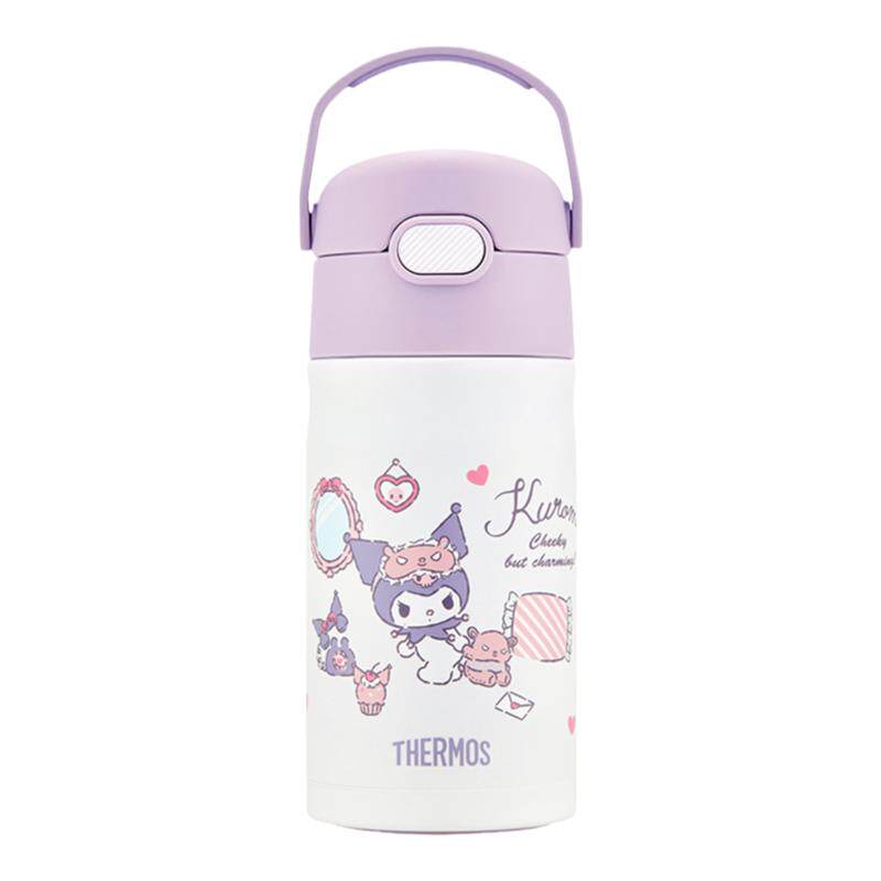 膳魔师儿童保温杯带吸管男女大学生宝宝喝水杯子三丽鸥库洛米联名