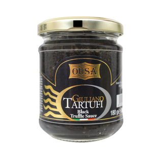 欧萨黑松露酱180g意大利进口意面披萨黑菌酱商用拌面烩饭调味酱料