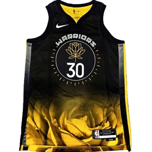 NIKE耐克CURRY库里30号勇士队22-23城市限定SW球衣背心DO9593-012