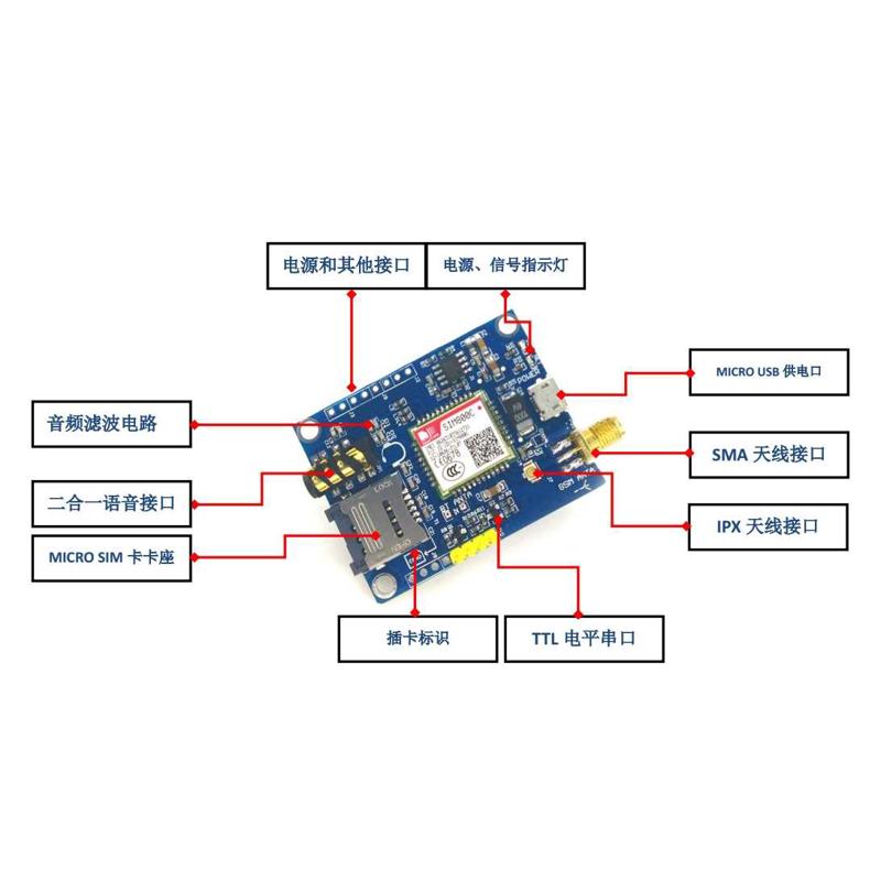 SIM800C/开发板/模块/GSM/GPRS/短信/超SIM900A SIM800A  SIM800L