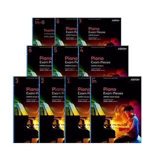 2025至2026年新版 英皇钢琴考级教材作品 无音频 全套共十册初级至八级加教师手册in-8级 ABRSM英文原版书 Piano Exam Pieces