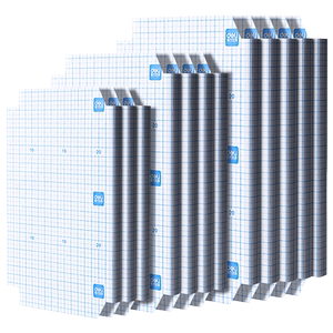 得力包书皮自粘透明磨砂自粘书皮小学一年级书皮包书纸书皮纸自粘透明磨砂包书膜16开A4书皮二三四年级包书皮