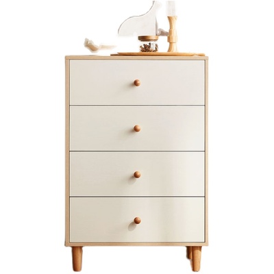 原木色五斗柜林氏家居靠墙简约