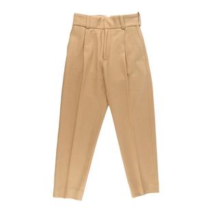 KURO ONE TUCK TAPERED TROUSER 毛呢9分裤