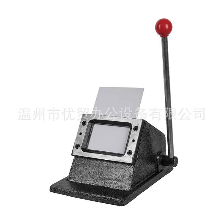 客户要求任何尺寸分体圆角身份证证卡机PVC厂家切卡机银行卡