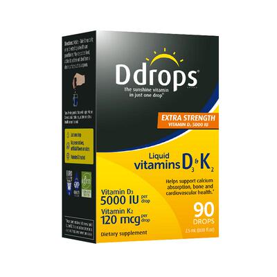 Ddrops滴卓思成人孕妇维生素D3K2