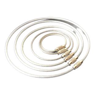 钥匙圈环不锈钢扁圈铁圈圆形加厚配件钥匙圆环大小圈钥匙扣圈环