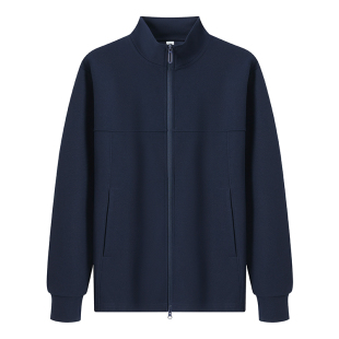 立领卫衣工作服高端企业团队定制男女长袖上衣拉链工装文化衫外套