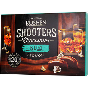 乌克兰进口ROSHEN如胜神枪手朗姆酒夹心酒心巧克力多口味洋酒夹心