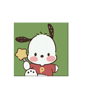 数字油画DIY哆啦A梦油画框儿童卡通手绘手工填充装饰画可爱10x10