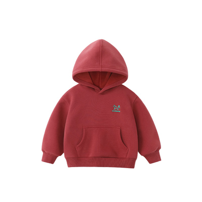 齐齐熊400g摇粒绒宝宝卫衣加绒