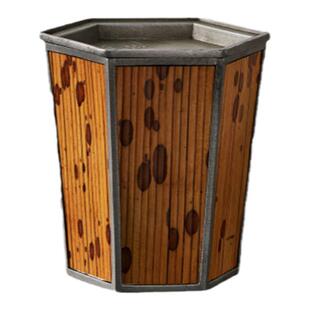 归鸿古篱湘妃竹手工雕刻古锡建水茶洗复古茶渣缸壶承干泡台