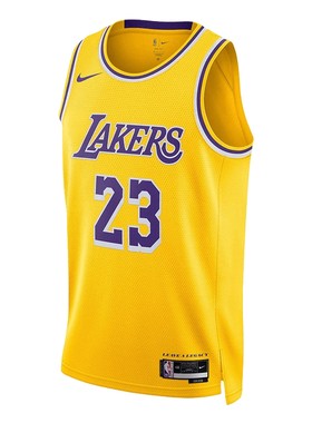 NIKE耐克无袖T恤男款篮球洛杉矶湖人队NBA JERSEY球衣DN2009-733
