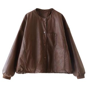 绿素棉 帅酷有型 立体夹棉pu皮衣棉衣 女装版型超好保暖大码外套