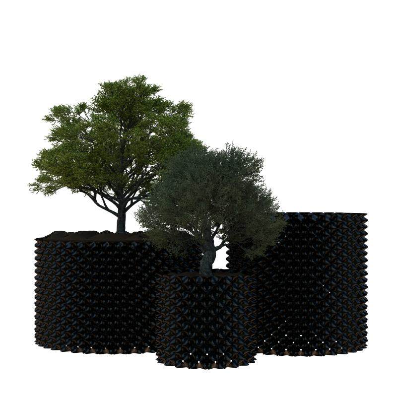 控根器植树专用阻根板屋顶花箱脚其它园艺用品