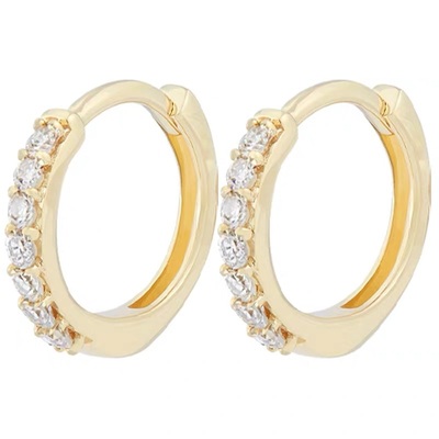 十四日系轻奢风镀金蓝紫色戒指