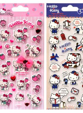 hellokitty立体泡泡贴纸装饰神器