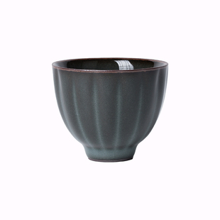 龙泉青瓷铁胎品茗杯家用主人杯陶瓷功夫茶具茶杯斗笠杯个人小茶碗