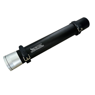 JKCHI路亚微物多节杆收纳筒飞钓旅行竿筒铝合金材质路亚背包竿桶