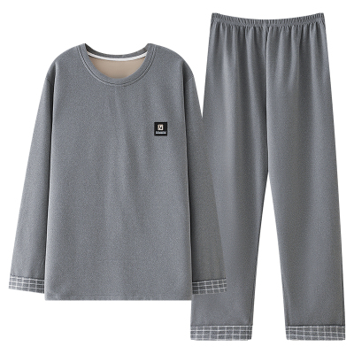 猫人男德绒秋冬款睡衣家居服