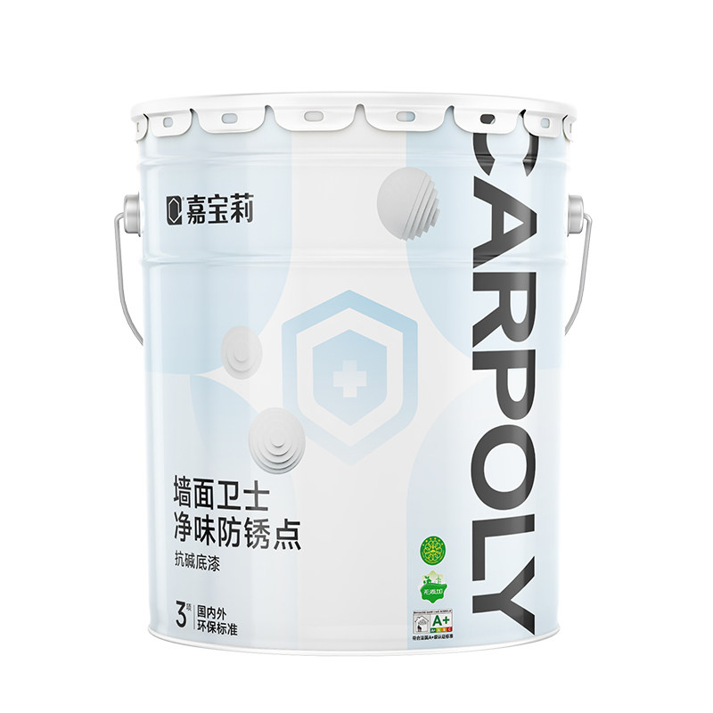 嘉宝莉净味乳胶漆室内家用涂料内墙抗碱防霉高渗透底漆增强附着力