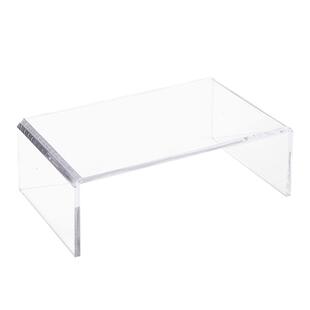 亚克力u形置物架台阶分层架桌面隔板收纳展示台增高底座定做支架