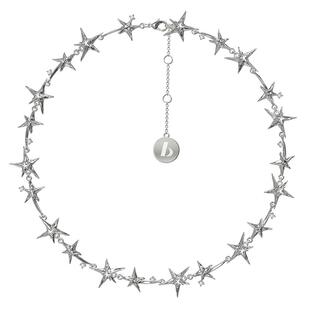 BOONEE星动系列闪钻星星环绕锁骨链女轻奢小众设计高级感项链新款