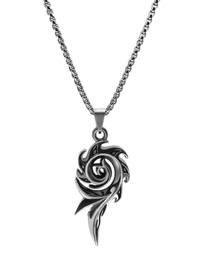 测试推荐明星同款钛钢项链男女